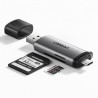 Adapter USB USB-C Czytnik Kart SD MicroSD Ugreen