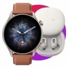 Amazfit GTR 3 Pro Brown Smartwatch + Słuchawki Zenbuds Gratis!