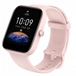 Amazfit BIP 3 Pro smartwatch zegarek GPS Pink...