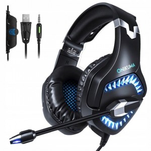 Słuchawki gamingowe Onikuma K1 PRO USB RGB blue