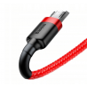 Kabel MicroUSB Baseus Cafule 1.5A 2m Czerwony