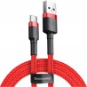 Kabel USB-C Baseus Cafule 3A 0.5m Czerwony